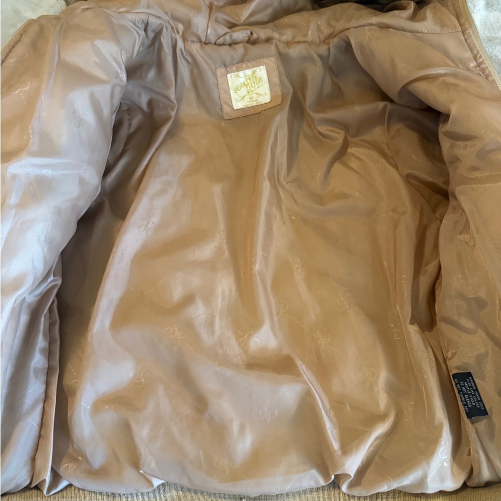 South Pole puffer jacket Faux Fur Hood - Picture 3 of 8
